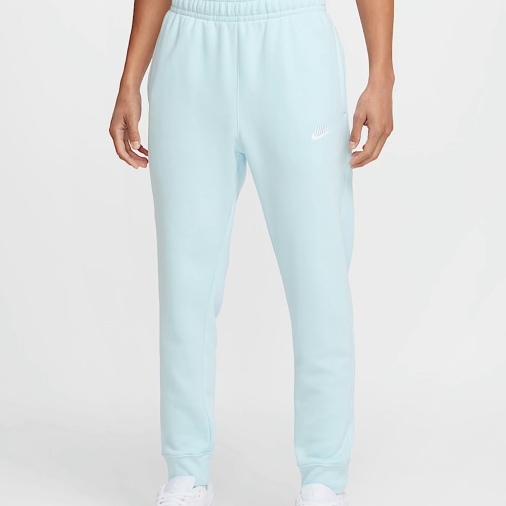 Nike Sportswear Club Fleece Joggers Men’s Size M EUC. Glacier Blue.